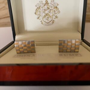 Elegant Two-Tone Cufflinks